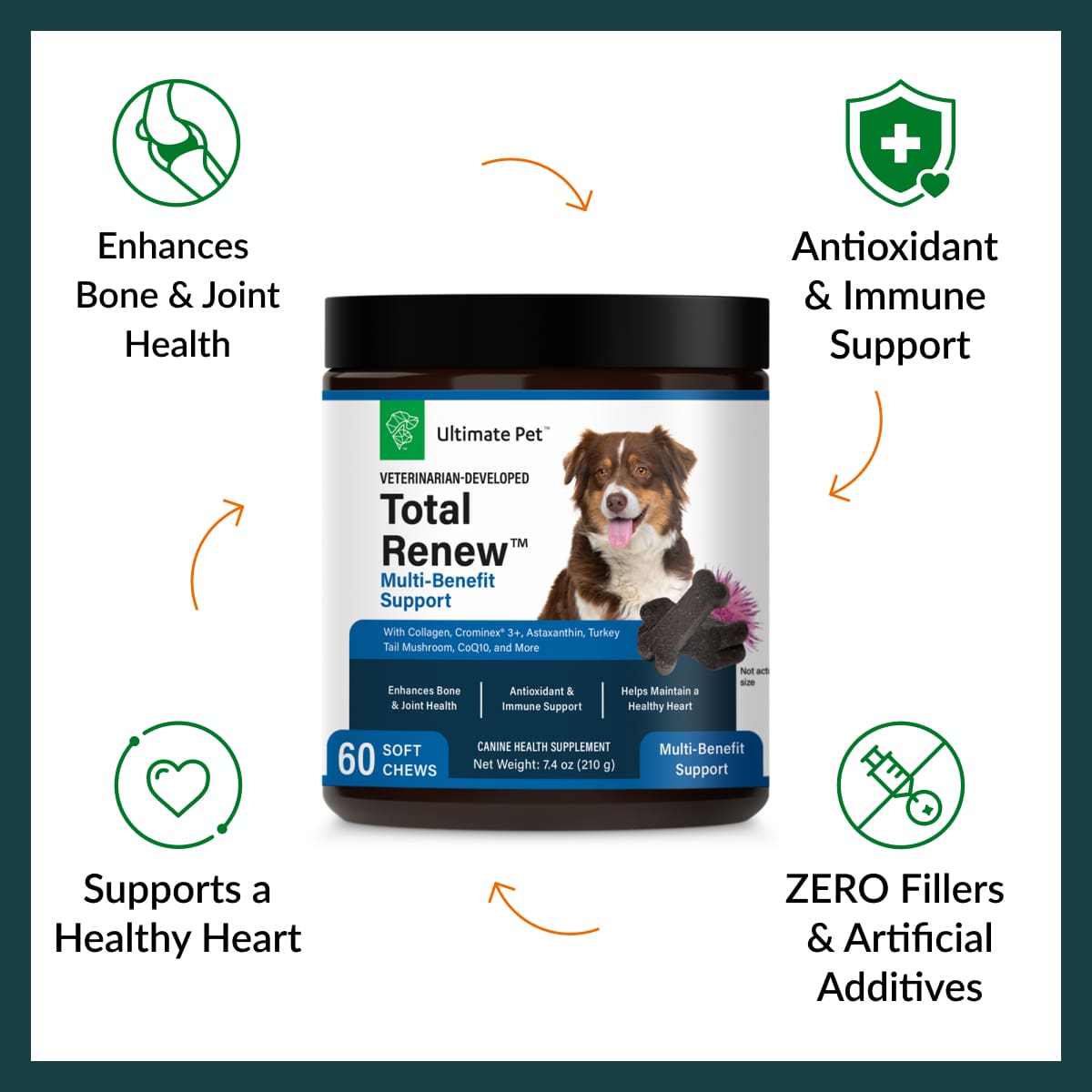 Total Renew, Multi-Benefit Support Supplement, 60 Soft Chews